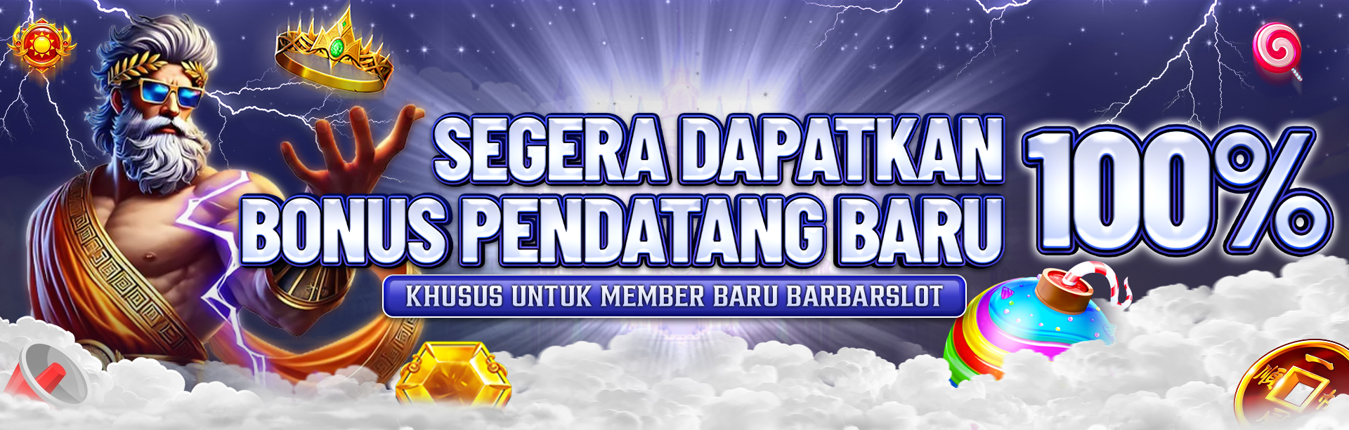 BONUS NEW MEMBER 100%