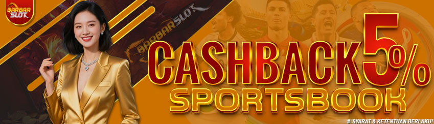 BONUS CASHBACK SPORTSBOOK 5%